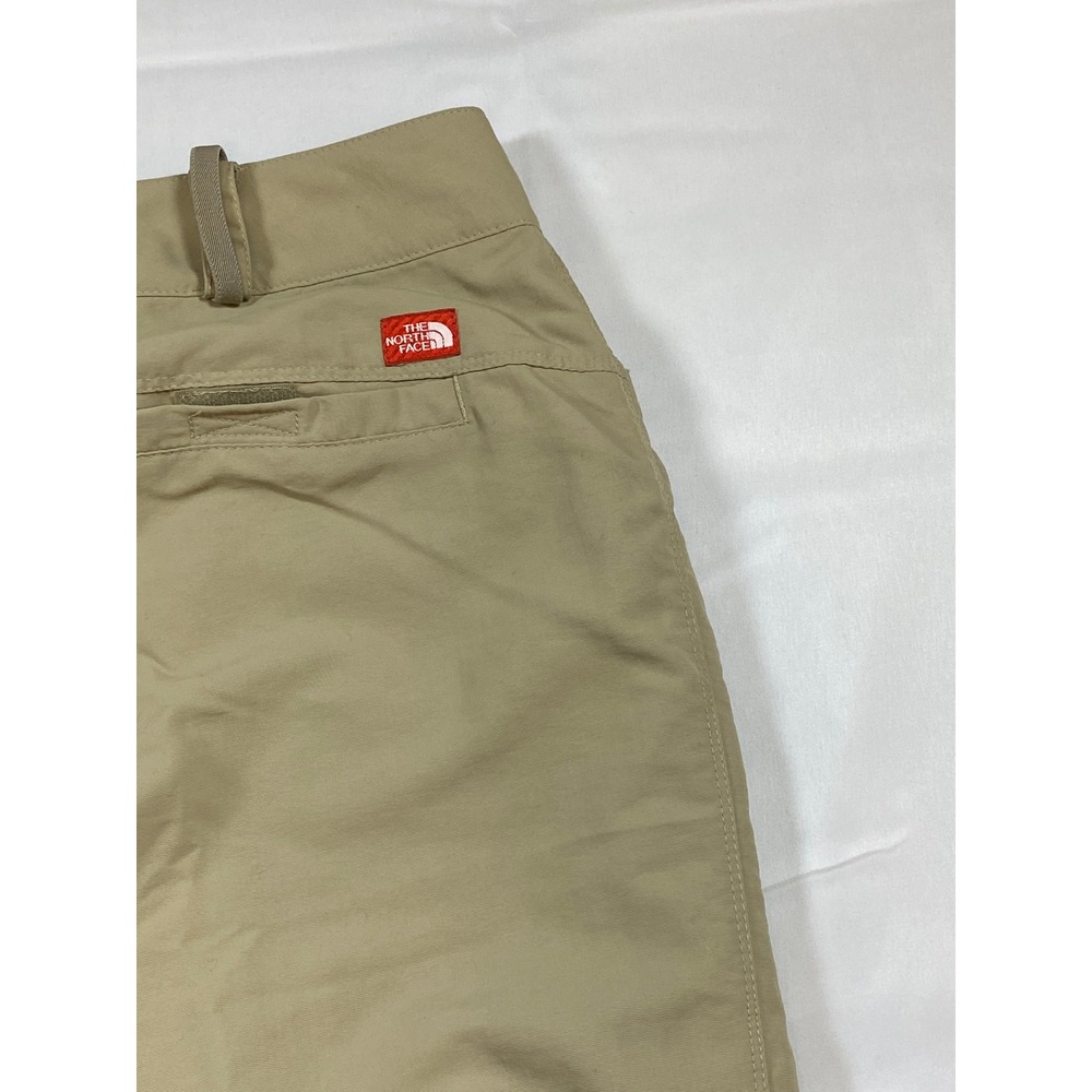 The‎ North Face Women's Khaki Zip Off Convertible Cargo Hiking Pants 10 Gorpcore - Picture 4 of 15